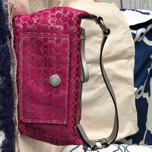 Small Coach purse with change purse included